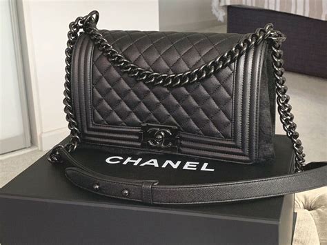 chanel boy bag with top handle|Chanel black boyfriend bag.